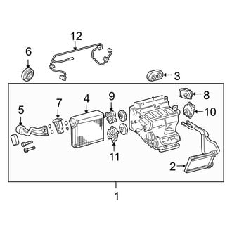 Lexus OE - Air Conditioner & Heater - Evaporator & Heater Components