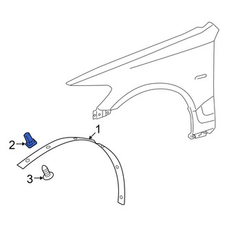Lexus OE - Front Wheel Arch Molding Nut