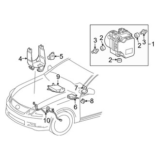 Lexus OE - Electrical - ABS Components