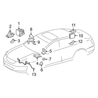 Lexus OE - Electrical - ABS Components