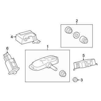 Lexus OE - Electrical - Tire Pressure Monitor Components