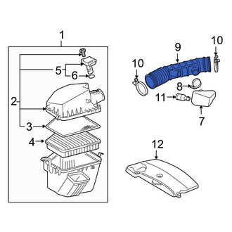 Lexus OE - Engine Air Intake Hose