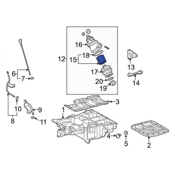 Engine Oil Filter Element