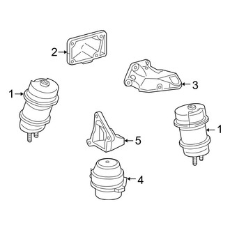 Lexus OE - Engine & Transmission Mounting (AWD)
