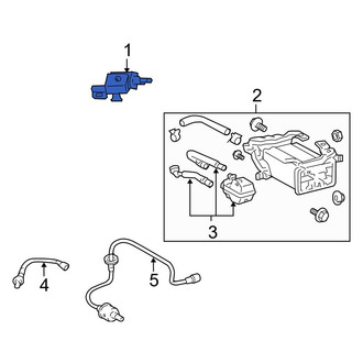 Lexus OE - Exhaust Gas Recirculation (EGR) Vacuum Delay Valve