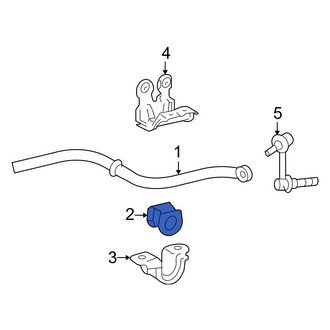 Lexus OE - Front Suspension Stabilizer Bar Bushing