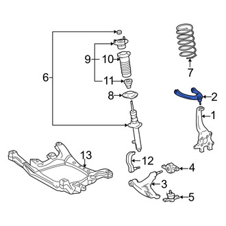 Lexus OE - Front Upper Suspension Control Arm