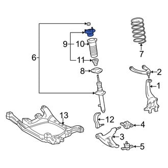 Lexus OE - Rear Suspension Shock Absorber Mount