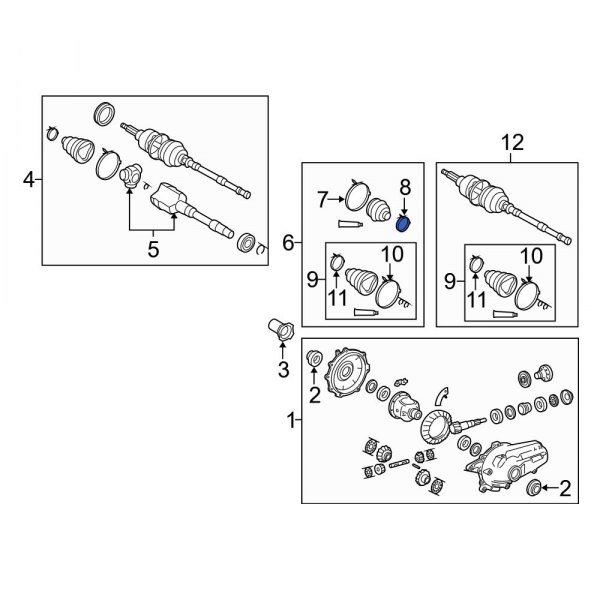 CV Joint Boot Band