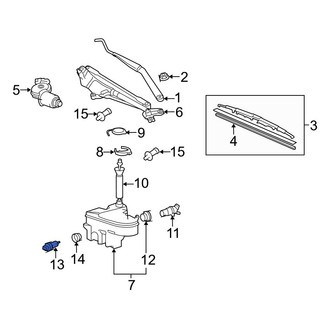 Lexus OE - Washer Fluid Level Sensor