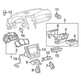Lexus OE - Instrument Panel - Cluster & Switches