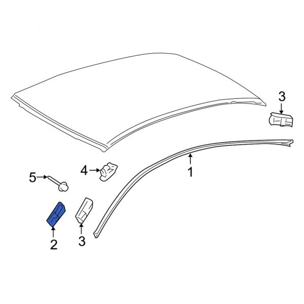 Roof Drip Molding Clip