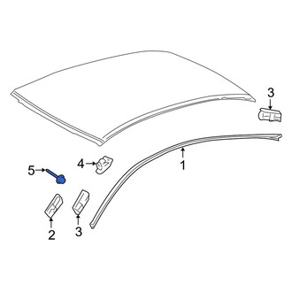 Lexus OE - Roof Drip Molding Rivet