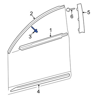 Lexus OE - Door Reveal Molding Rivet