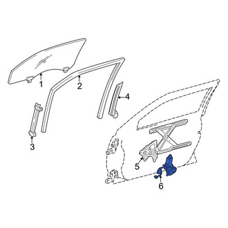 Lexus OE - Front Left Window Motor