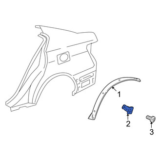 Lexus OE - Rear Wheel Arch Molding Nut