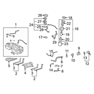 Lexus OE - Fuel System Components