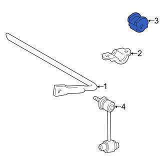 Lexus OE - Front Suspension Stabilizer Bar Bushing