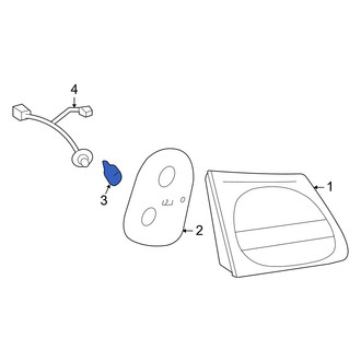 Lexus OE - Rear Inner Tail Light Bulb