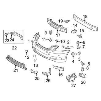 Lexus OE - Front Bumper - Bumper & Components