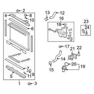 Lexus OE - Cooling - Radiator & Components