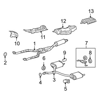 Lexus OE - Exhaust System - Exhaust Components