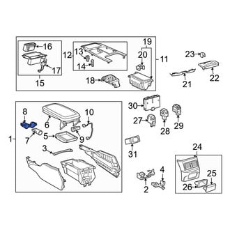 Lexus OE - 12 Volt Accessory Power Outlet Cover