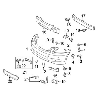Lexus OE - Front Bumper - Bumper & Components