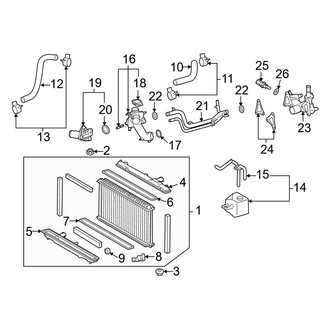 Lexus OE - Cooling - Radiator & Components