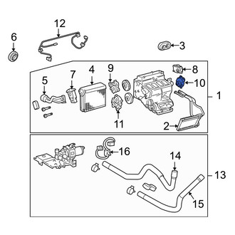 Lexus OE - Right Lower HVAC Blend Door Actuator