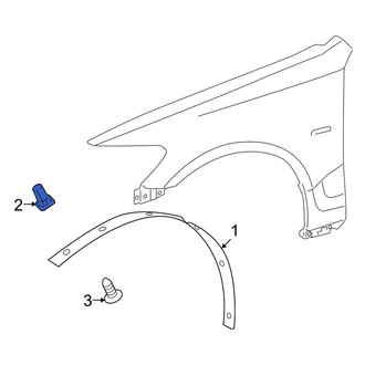 Lexus OE - Wheel Arch Molding Nut