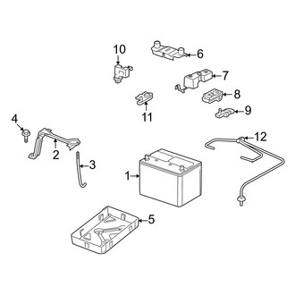 Lexus OE - Electrical - Battery (Conventional, With Active Stabilizer)