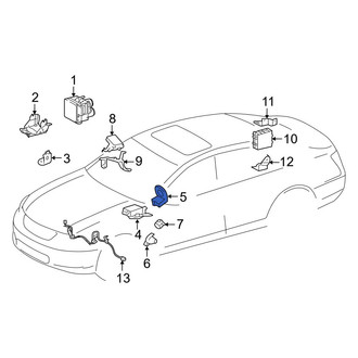 Lexus OE - Steering Wheel Position Sensor