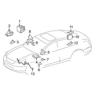 Lexus OE - Electrical - ABS Components