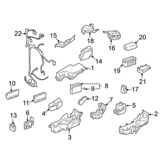 Lexus OE - Electrical Components (Engine Compartment)