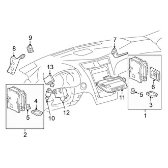 Lexus OE - Electrical Components (Instrument Panel)