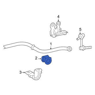 Lexus OE - Front Suspension Stabilizer Bar Bushing