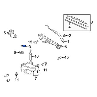 Lexus OE - Front Washer Fluid Reservoir Cap