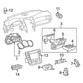 Lexus OE - Instrument Panel - Cluster & Switches