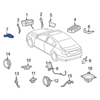 Lexus OE - Front Radio Capacitor