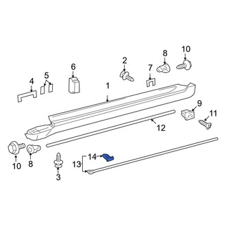 Lexus OE - Rocker Panel Molding Clip