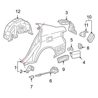 Lexus OE - Quarter Panel & Components