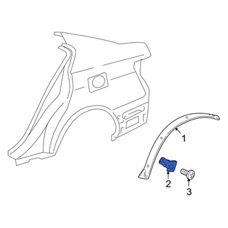Lexus OE - Wheel Arch Molding Nut