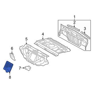 Lexus OE - Partition Panel Bracket