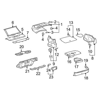 Lexus OE - Rear Body & Floor - Interior Trim