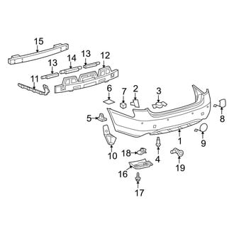 Lexus OE - Rear Bumper - Bumper & Components