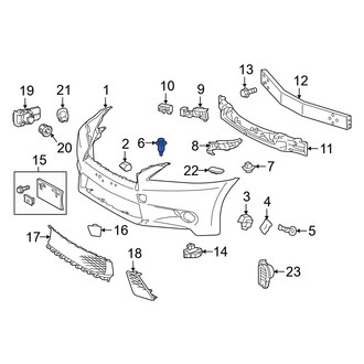 Lexus OE - Bumper Cover Retainer