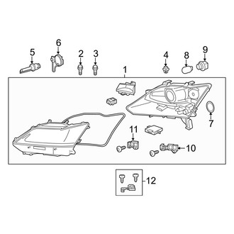 Lexus OE - Front Lamps - Headlamp Components (HID)