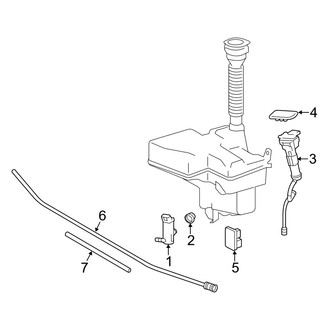 Lexus OE - Front Lamps - Washer Components