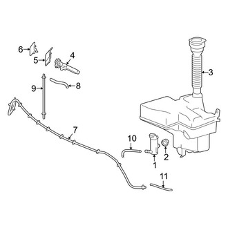 Lexus OE - Front Lamps - Washer Components